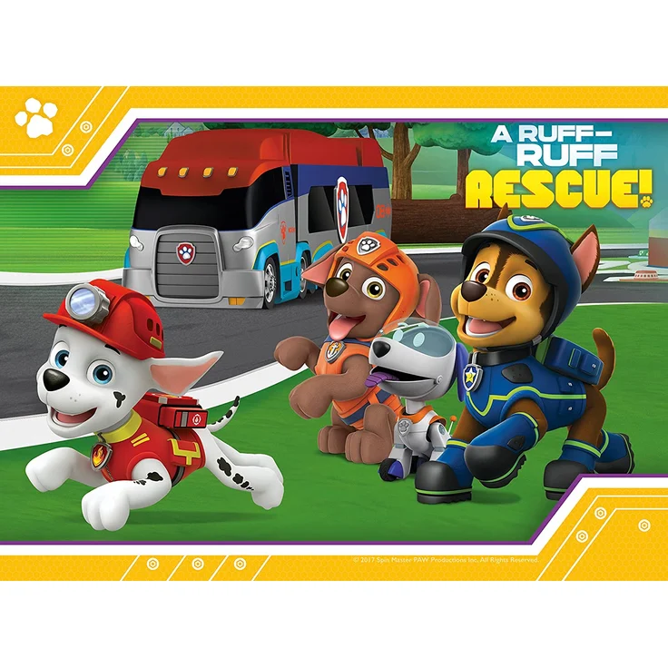 Ravensburger 06936 Paw Patrol 4 Puzzle 12/16/20/24 Teile a box-12/16/20/24, Einheitsgröße – Bild 4