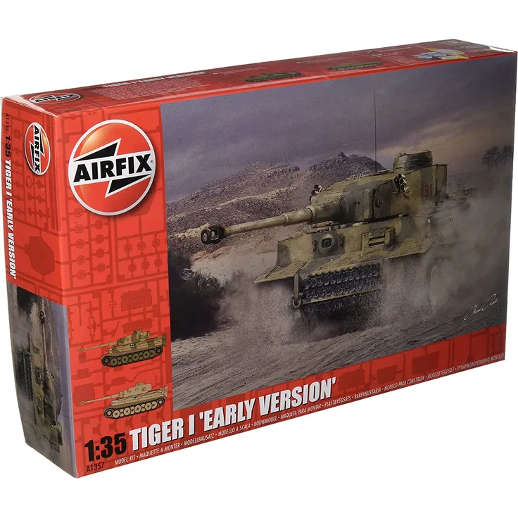 Airfix A1357 Tank model Montagesatz 1:35 Tiger-1 Beide Geschlechter Kunststoff