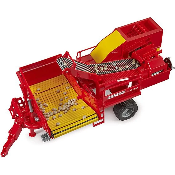 Bruder 02130 Grimme SE 75-30 Kartoffelvollernter mit 80 Kartoffelimitaten - Preisvergleich – Bild 4