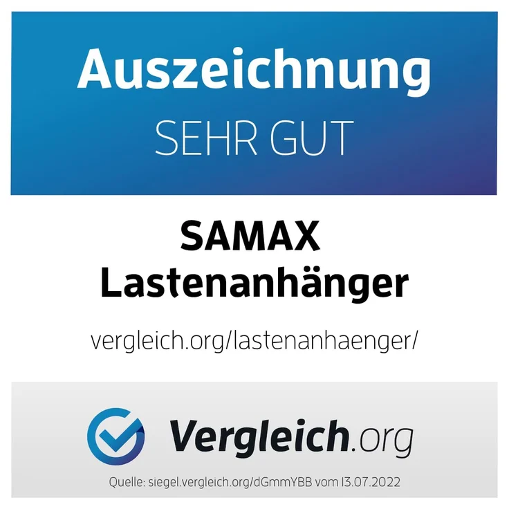 SAMAX Transportanhänger Fahrradanhänger Lastenanhänger Fahrrad Anhänger Handwagen mit Kunststoffwanne für 60 Kg / 70 Liter in Grün – Bild 2
