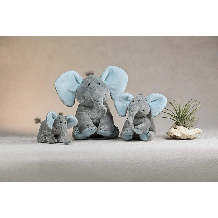 Schaffer Knuddel mich! 5180 BabySugar Blue Plüsch-Elefant, Blau, Größe XS 13 cm – Bild 4