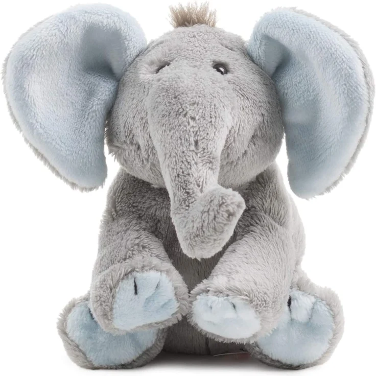 Schaffer Knuddel mich! 5180 BabySugar Blue Plüsch-Elefant, Blau, Größe XS 13 cm – Bild 1