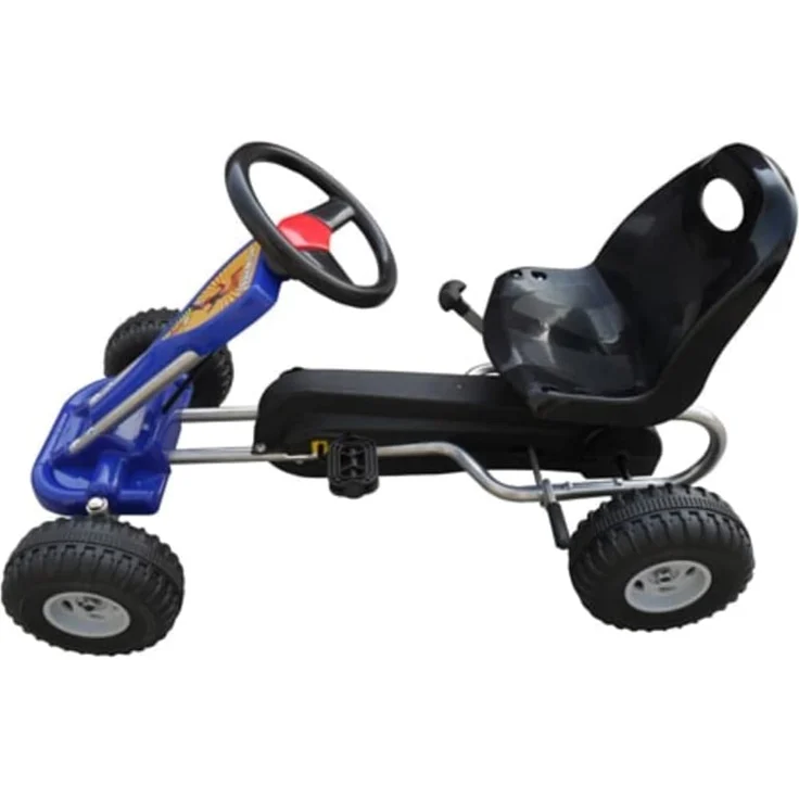 vidaXL Pedal-Gokart Blau – Bild 2