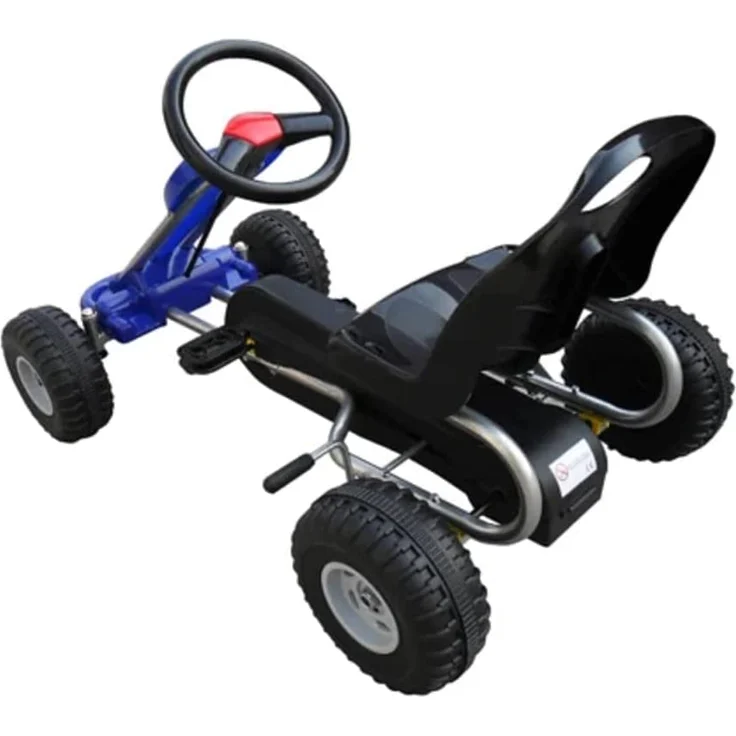 vidaXL Pedal-Gokart Blau – Bild 3
