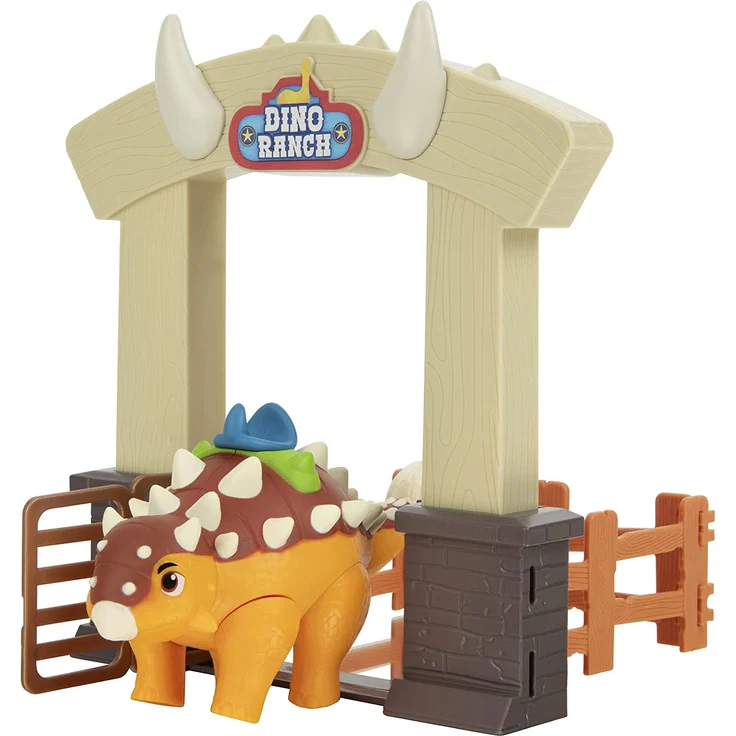 Dino Ranch DNR0021 - Dino Action Pack - Ankylosaurus, bewegliche Figuren, ab 3 Jahren – Bild 1