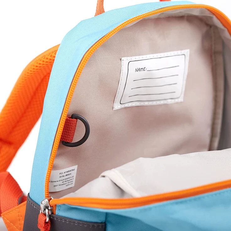 SIGIKID Mädchen und Jungen, Kinder-Rucksack Fuchs Forest, empfohlen für 2-5 Jährige, blau, 25053 – Bild 6