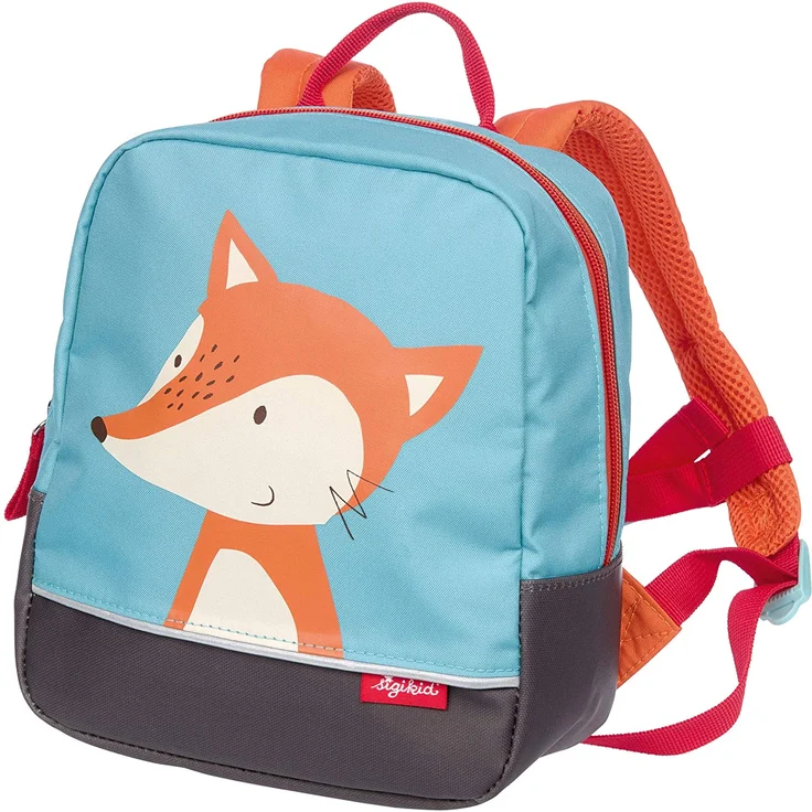 SIGIKID Mädchen und Jungen, Kinder-Rucksack Fuchs Forest, empfohlen für 2-5 Jährige, blau, 25053 – Bild 1