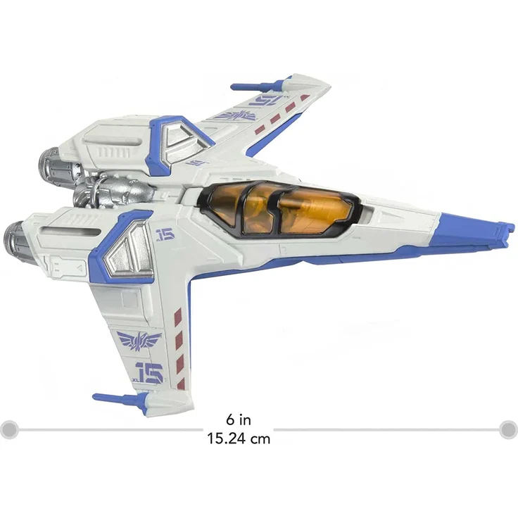 Buzz Lightyear HHJ95 - Superspeed-Serie XL-15-Raumschiff mit Buzz Lightyear-Figur, 15 cm langes Fahrzeug und 3 cm große Figur, Spielzeug für Kinder ab 4 Jahren – Bild 7
