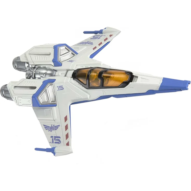 Buzz Lightyear HHJ95 - Superspeed-Serie XL-15-Raumschiff mit Buzz Lightyear-Figur, 15 cm langes Fahrzeug und 3 cm große Figur, Spielzeug für Kinder ab 4 Jahren – Bild 4