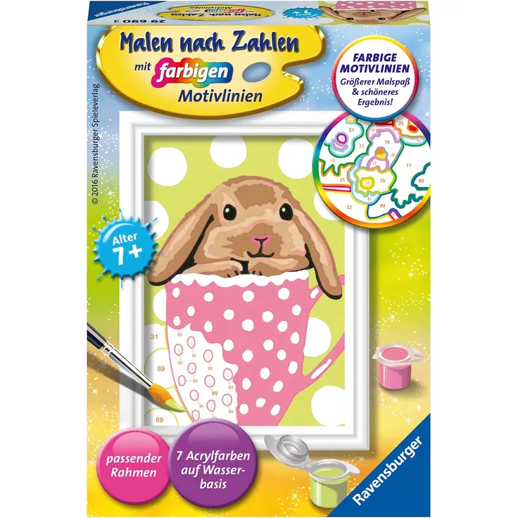 Malen nach Zahlen Süßes Schlappohr