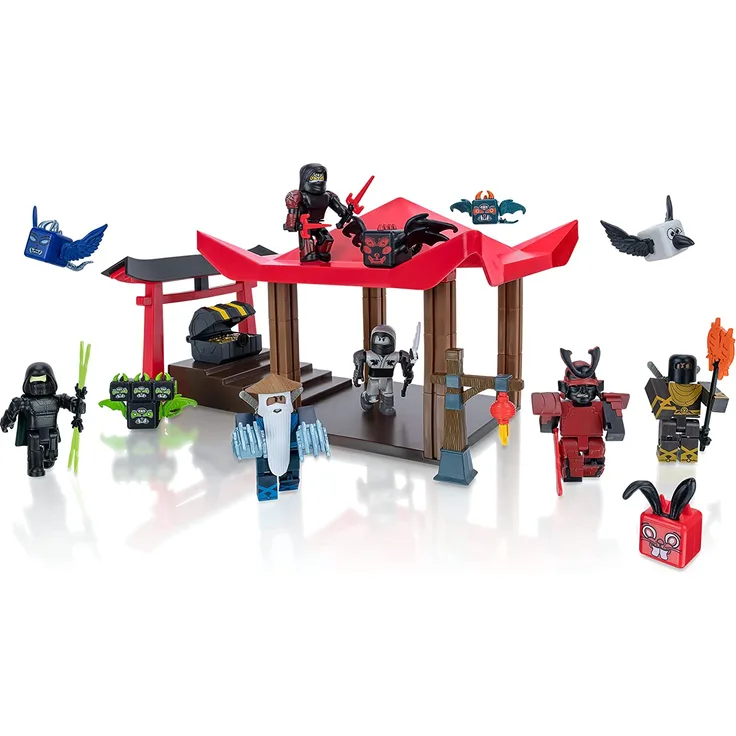 ROBLOX ROB0497 Ninja Legends Deluxe Spielset mit 6 Actionfiguren, Accessoires und exklusivem Spielcode, Spielzeug für Kinder ab 6 Jahren