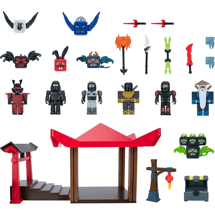 ROBLOX ROB0497 Ninja Legends Deluxe Spielset mit 6 Actionfiguren, Accessoires und exklusivem Spielcode, Spielzeug für Kinder ab 6 Jahren – Bild 3