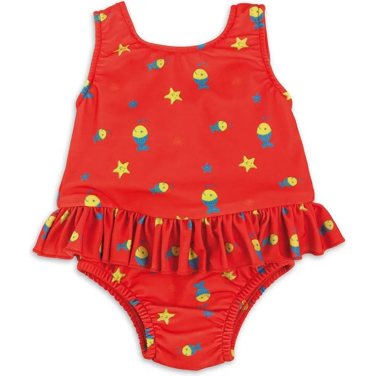 Bambinomio Baby Badeanzug mit Schwimmwindel Medium - rot - Preisvergleich