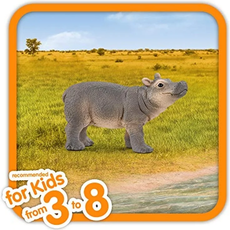 Schleich Spielfigur Nilpferd Junges - Preisvergleich – Bild 3