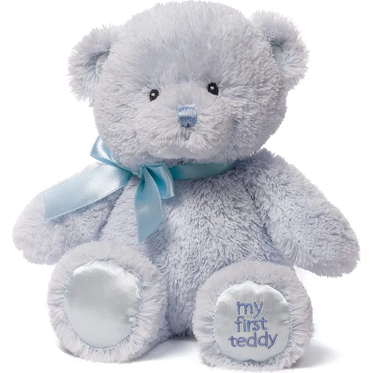 Gund Il Mio Primo Teddybär hellblau 25 cm für Neugeborene 6055511