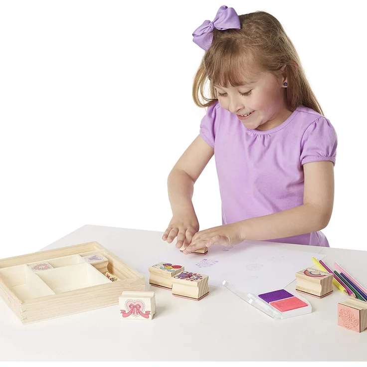 Melissa & Doug Friendship Stamp Set | Arts & Crafts | Stamp Sets & Stencils | 4+ | Gift for Boy or Girl – Bild 6