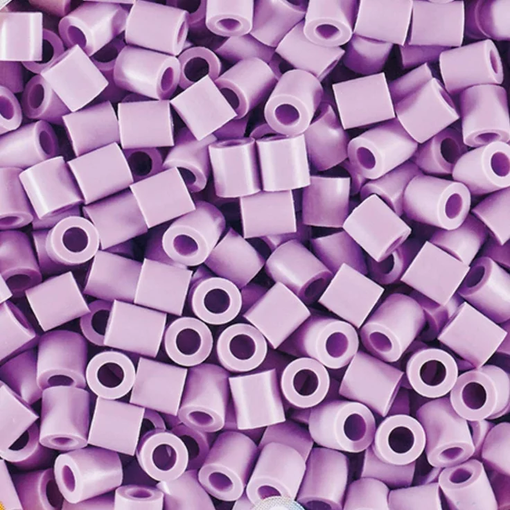 Hama Perlen 207-96 Bügelperlen Beutel mit ca. 1. 000 Midi Bastelperlen mit Durchmesser 5 mm in Pastell Flieder, kreativer Bastelspaß für Groß und Klein – Bild 2