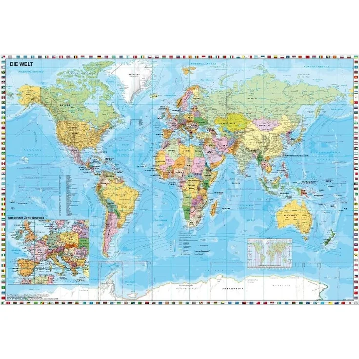 Schmidt Spiele Puzzle 58289 Die Welt, 1500 Teile Puzzle - Preisvergleich – Bild 4