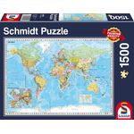 Schmidt Spiele Puzzle 58289 Die Welt, 1500 Teile Puzzle - Preisvergleich