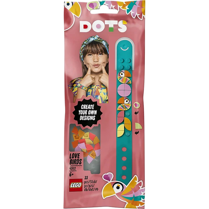 LEGO 41912 DOTS Flamingo Armband Bastelset für individuelle Schmuck-Designs - Preisvergleich – Bild 8