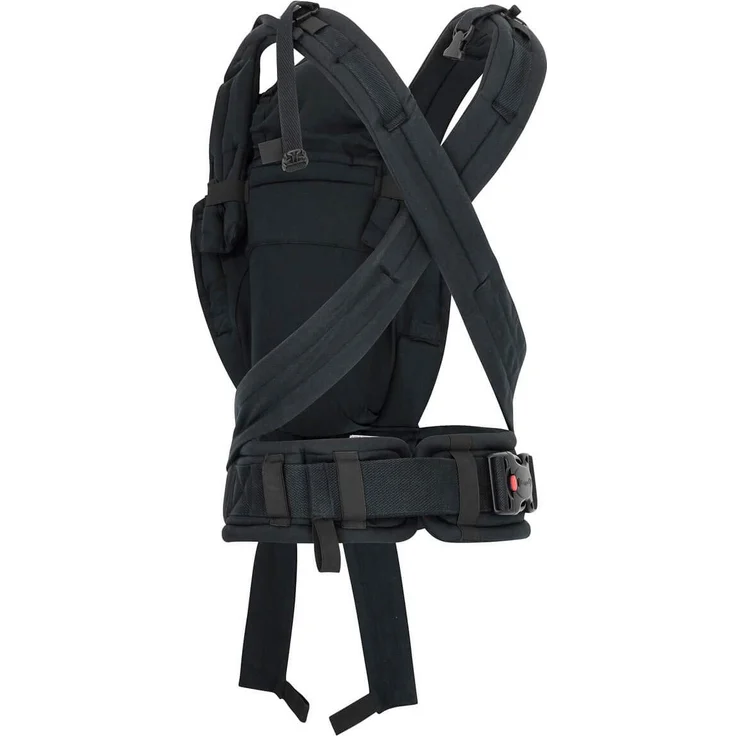 Hoppediz 'Nabaca' Babytrage Basic-Set Denim Schwarz, 2 Tragepositionen – Bild 2