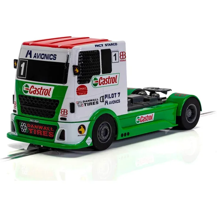 Racing Truck - Red & Green & White