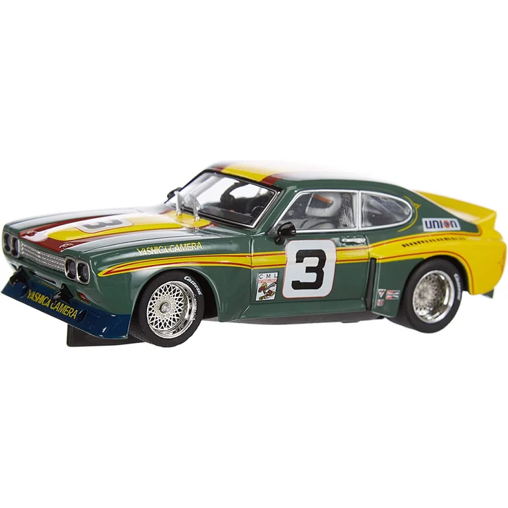 Carrera 20030953 Digital 132 Ford capri RS No. 3 gruen gelb Fahrzeug – Bild 4