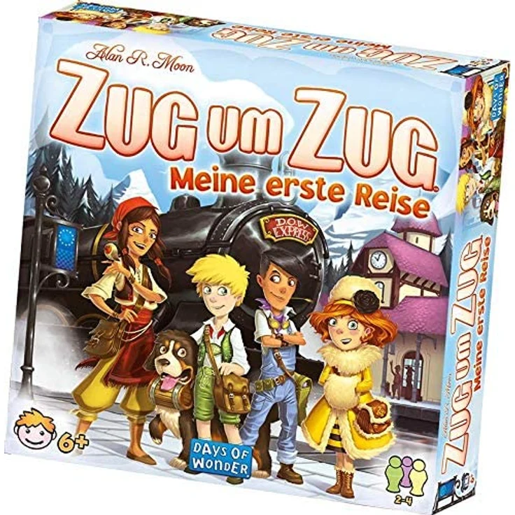 Asmodee Zug um Zug Meine erste Reise, Familienspiel Brettspiel, Deutsch – Bild 5