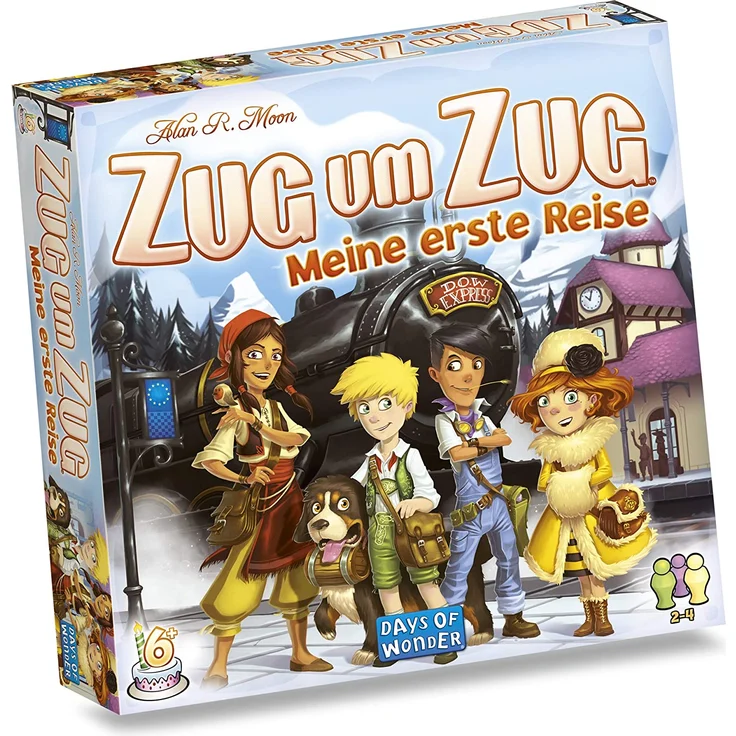 Asmodee Zug um Zug Meine erste Reise, Familienspiel Brettspiel, Deutsch – Bild 1