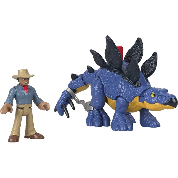 Imaginext - Jurassic World - Stegosaurus & Dr. Grant