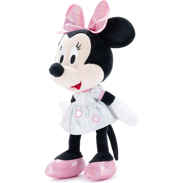 Simba Disney D100 Sparkly Minnie Mouse 25cm - Kuscheltier Plüschfigur - Jubiläumsedition – Bild 2