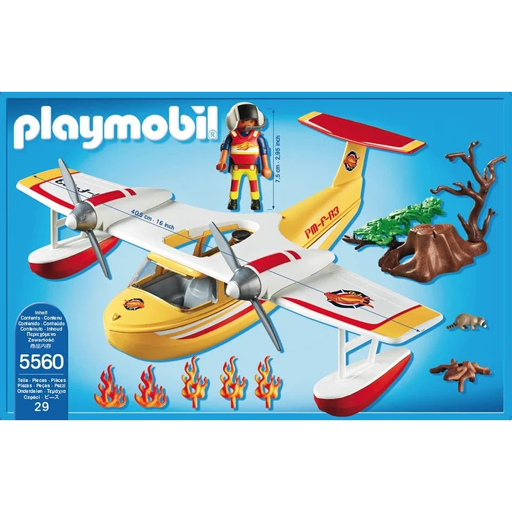 Playmobil 5560 - Löschflugzeug – Bild 3