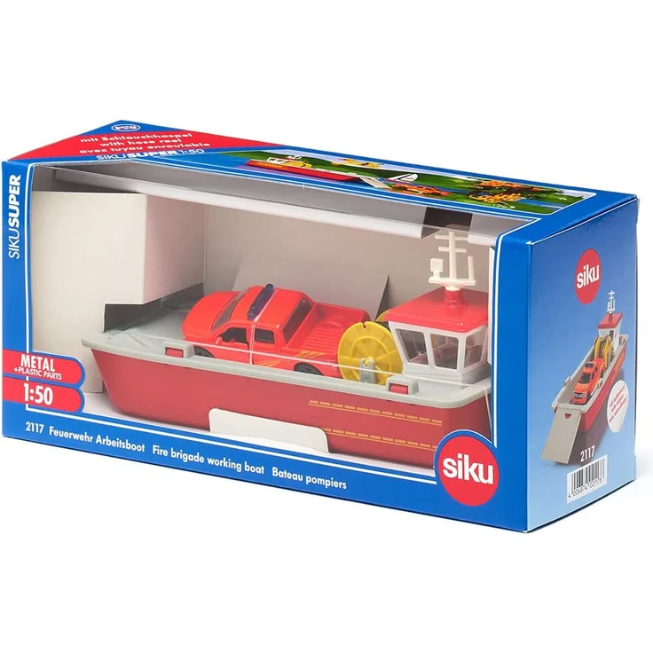 SIKU 2117 Feuerwehr Arbeitsboot – Bild 6