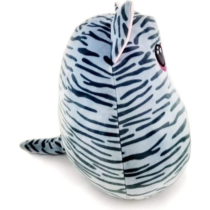 TY Squish-a-Boo's, Kiki, Katze, ca 40cm, grau gestreift – Bild 2