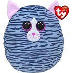 TY Squish-a-Boo's, Kiki, Katze, ca 40cm, grau gestreift