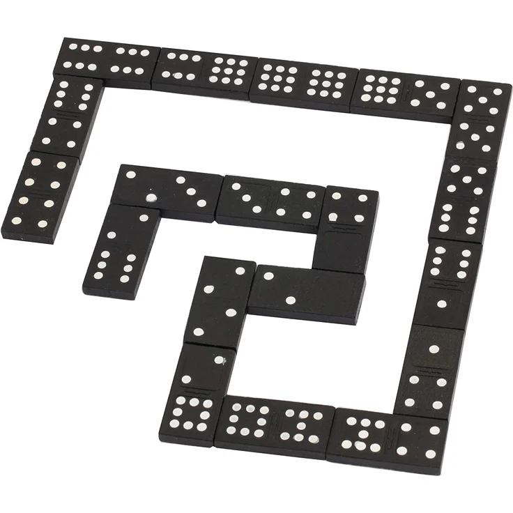 Natural Games Holz Domino, 55 Steine, FSC – Bild 2