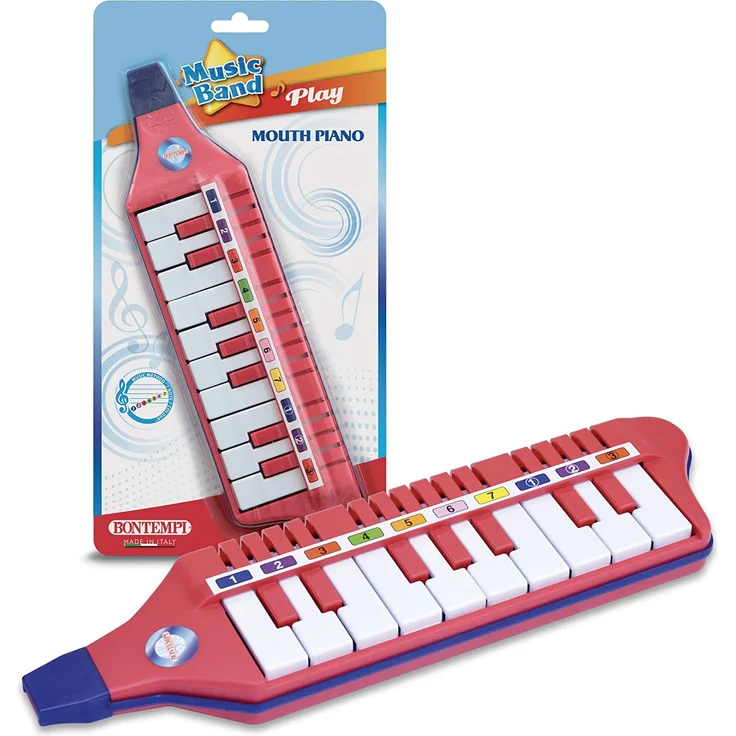Bontempi 33 1012 Blasharmonika mit 10 Tasten (C-E). L. 310 mm – Bild 3