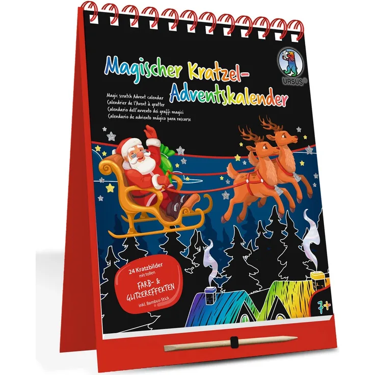 Magisches Kratzel Adventskalender