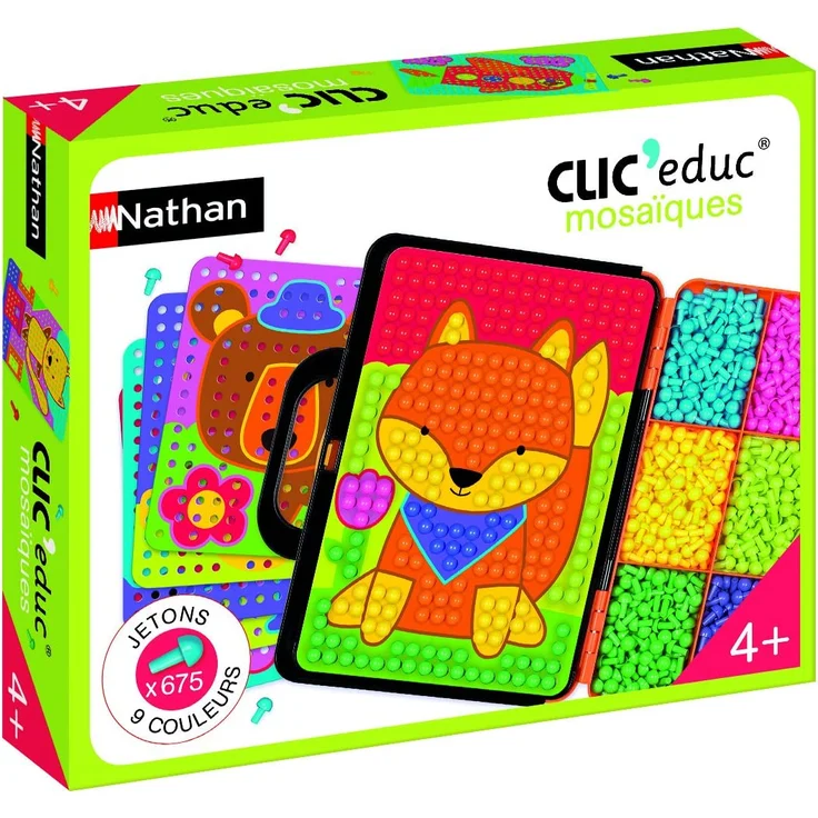 Nathan – Clic educ Mosaik – Lernspiel für Farben ab 4 Jahren – Bild 2