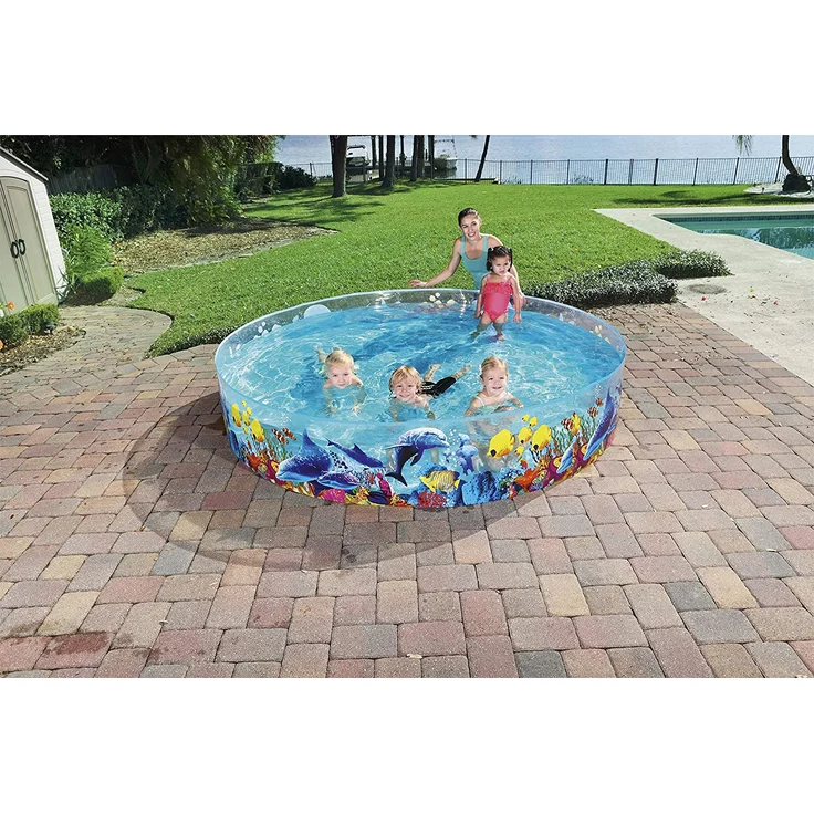 Bestway Fill 'N Fun Odyssey Pool, Planschbecken 244x46 cm – Bild 7