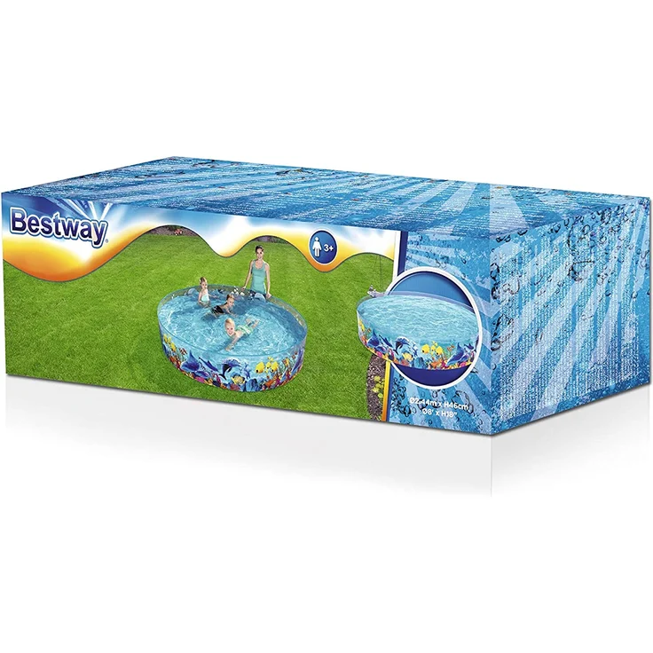 Bestway Fill 'N Fun Odyssey Pool, Planschbecken 244x46 cm – Bild 3