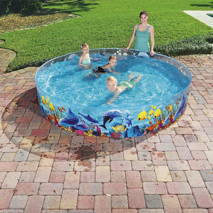 Bestway Fill 'N Fun Odyssey Pool, Planschbecken 244x46 cm – Bild 4