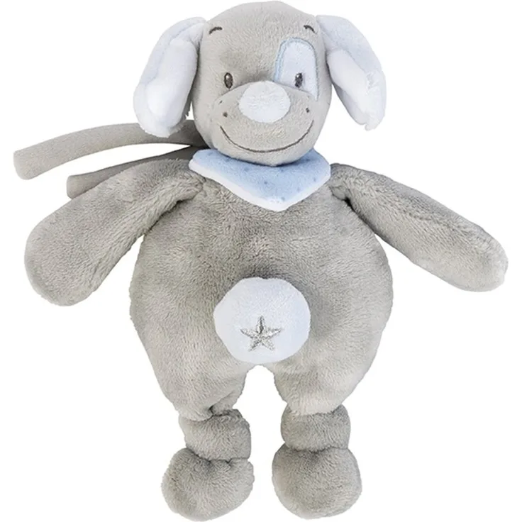 Nattou Mini Spieluhr, Jungen, 20 cm, blau - Toby der Hund