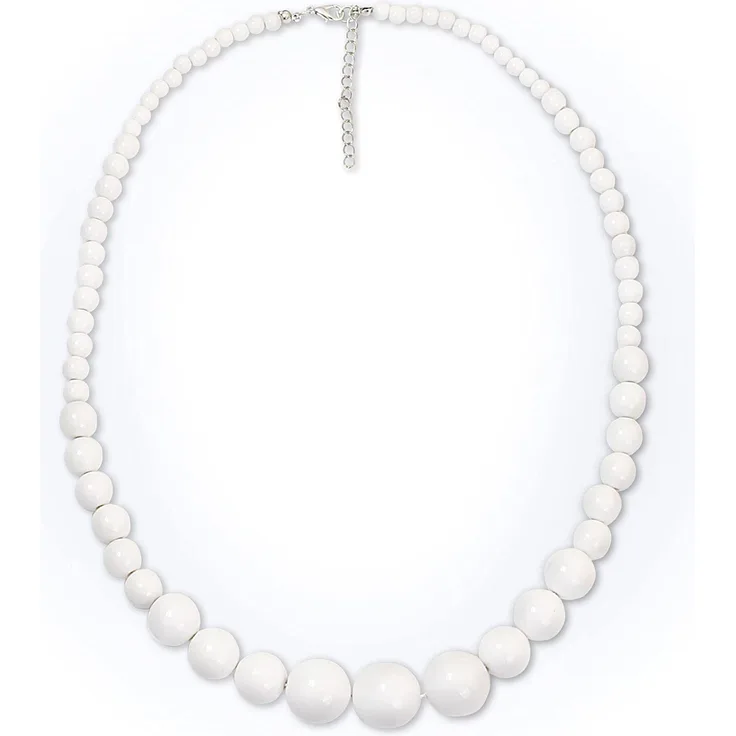 Widmann - Halskette, 70er Jahre, Perlen, Halsband, Schmuck, Disco Fever, Mottoparty, Karneval