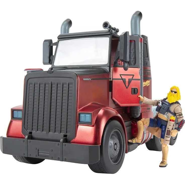 FORTNITE FNT0733 Mudflap - Ferngesteuertes Feature Fahrzeug mit beweglicher Actionfigur und Zubehör, Spielzeug ab 8 Jahren Mudflap - Relaxed Fit Jonesy