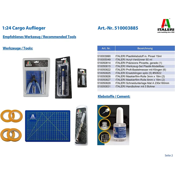 Italeri 510003885 - 1:24 Cargo Auflieger Truck – Bild 3