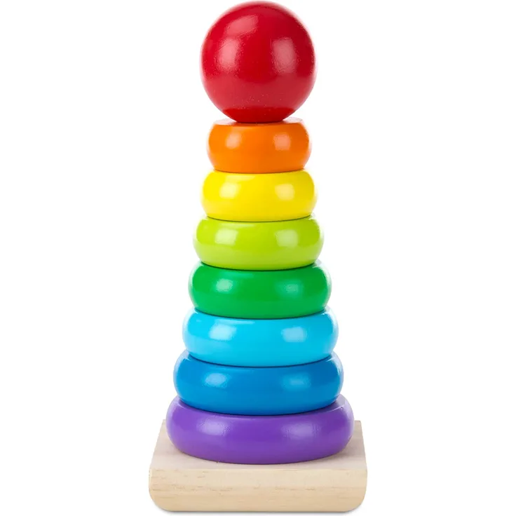 Melissa & Doug Rainbow Stacker | Developmental Toy | Motor Skills | Problem Solving | 12 Months | Gift for Boy or Girl - Preisvergleich