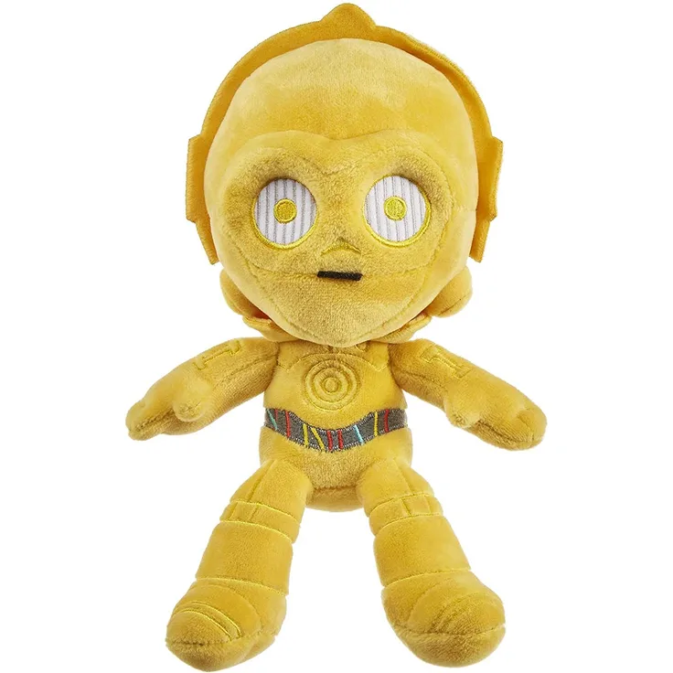 Disney Star Wars GXB25 - C-3PO Plüschfigur (ca. 21 cm), weiche Filmfigur zum Sammeln, Geschenk für Fans ab 3 Jahren