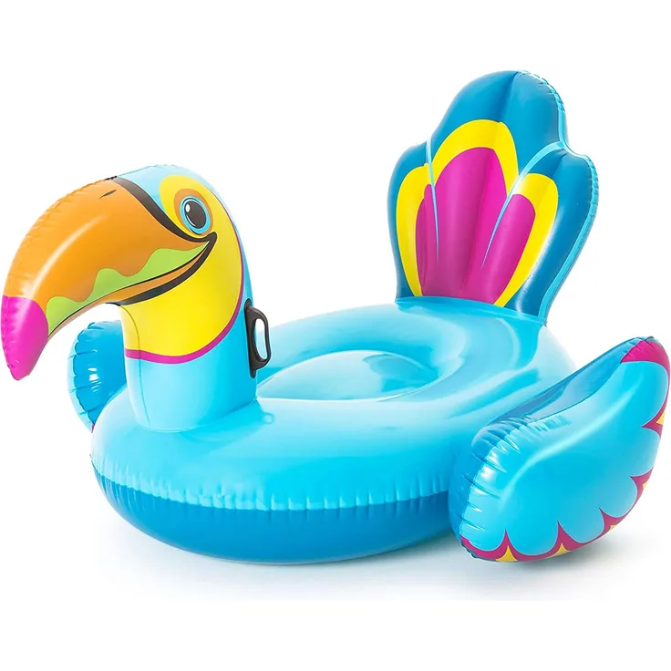 Bestway 41126 ab 14 Jahren Schwimmtier Tipsy Toucan 207 x 150 cm, Mehrfarbig