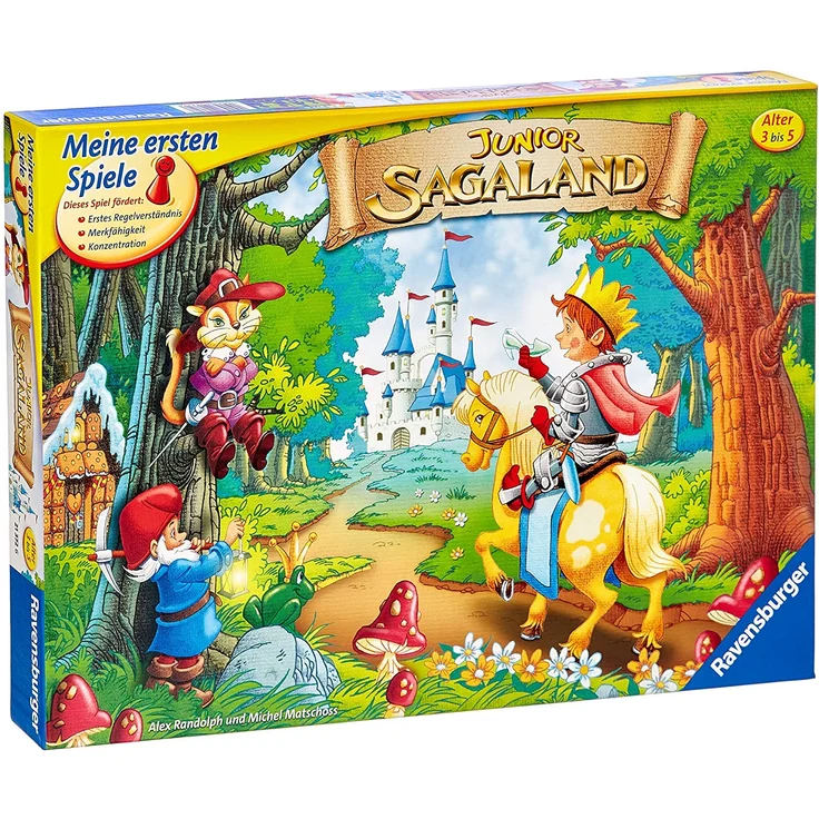 Ravensburger 21372 erstes Sagaland-Lustige Kinderspiele – Bild 1